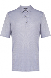 Поло с короткими рукавами из смеси шелка и хлопка Paul&Shark Paul&Shark