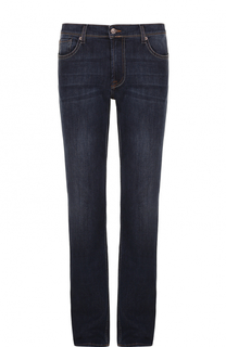 Джинсы прямого кроя с контрастной прострочкой 7 For All Mankind