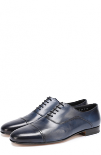 Классические кожаные оксфорды Santoni