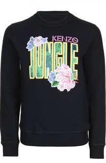 Хлопковый свитшот с принтом Kenzo