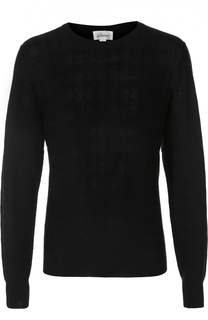 Шерстяной пуловер с круглым вырезом Brioni