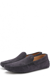 Кожаные мокасины с тиснением Tod’s Tods