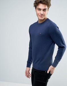 Джемпер с круглым вырезом из пряжи с добавлением кашемира Tommy Hilfiger - Темно-синий