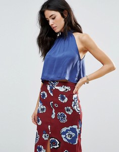 Топ с высоким воротом Glamorous - Синий