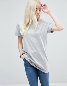Удлиненная футболка ASOS The Ultimate - Серый
