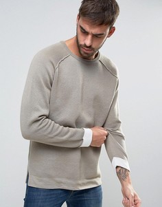 Бежевый джемпер из плотного хлопка ASOS - Зеленый