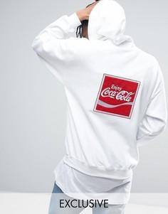 Oversize-худи Reclaimed Vintage X Coca Cola - Белый