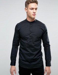 Приталенная рубашка Only &amp; Sons - Черный