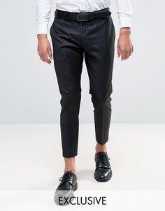 Укороченные суперузкие брюки Noak - Черный