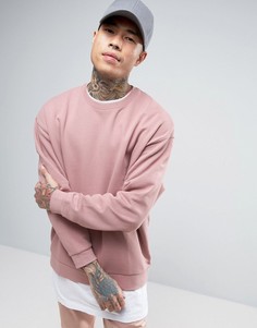 Розовый oversize-свитшот ASOS - Розовый