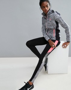 Спортивные леггинсы для тренировок Elle Sport Snake Collection - Черный