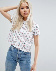 Футболка с цветочным принтом ASOS - Мульти