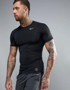 Черная футболка Nike Training Compression 703094-010 - Черный