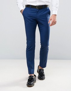 Узкие строгие брюки Selected - Синий