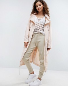 Парка с капюшоном ASOS - Розовый