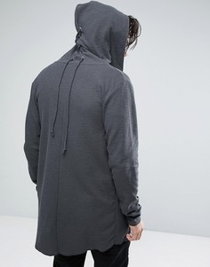 Худи-кардиган удлиненного кроя Jack &amp; Jones Core - Серый