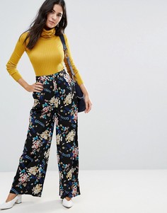 Широкие брюки с цветочным принтом Influence - Мульти