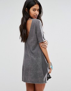 Черное свободное платье Billabong Essential - Черный