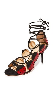 Сандалии на шнуровке Polka Lady Bug Charlotte Olympia