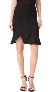 Юбка с оборками Adalie Herve Leger