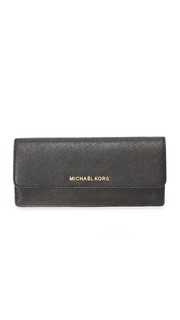 Плоский кошелек Jet Set Michael Michael Kors