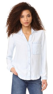 Блуза на пуговицах с закругленной кокеткой Bella Dahl