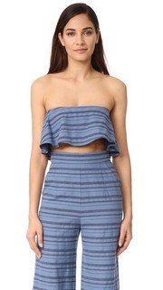 Укороченный топ без бретелек Mara Hoffman