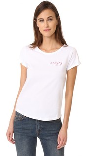 Футболка с надписью «Amazing» Maison Labiche