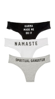 Набор из трех брифов Elevate Spiritual Gangster