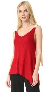 Майка с асимметричным подолом T by Alexander Wang
