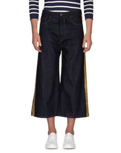 Джинсовые брюки-капри Saint Laurent