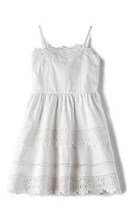 Lace border dress - Bardot Junior