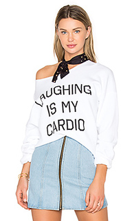 Топ laughing is my cardio - Wildfox Couture