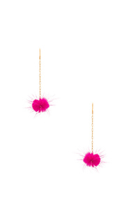 Decades pom pom earrings - Vanessa Mooney