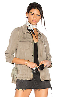 Cargo jacket with side ties - Pam &amp; Gela