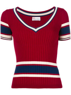 ribbed striped jumper  Red Valentino