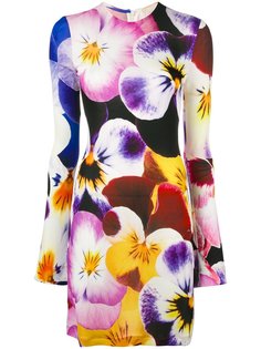 платье шифт с цветочным принтом Christopher Kane