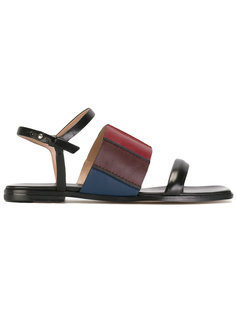 panelled colour block sandals Paul Smith