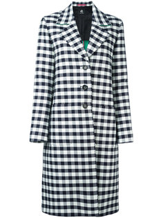 checked single-breasted coat Ps By Paul Smith
