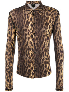 леопардовая рубашка Jean Paul Gaultier Vintage