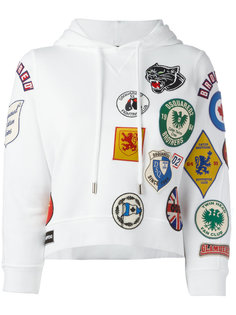 patch pullover hoodie Dsquared2