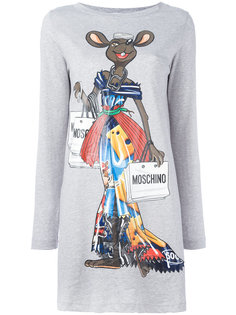 платье-футболка Rat-A-Porter Moschino