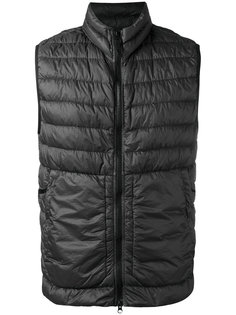 padded zip gilet Stone Island