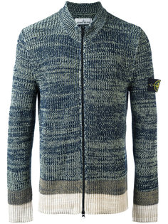 ribbed zip cardigan  Stone Island