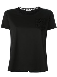 macrame lace trim T-shirt Moncler
