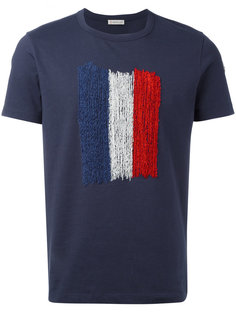 flag print T-shirt Moncler