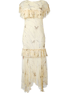 ruffle printed dress Marni