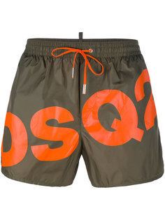 slanted logo swim shorts Dsquared2