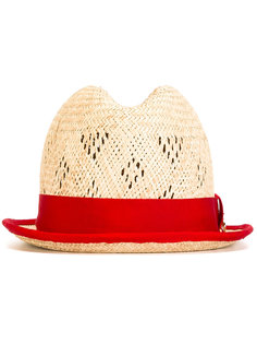 contrast hat band trilby Dsquared2