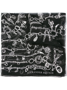 платок Heart Chain Alexander McQueen